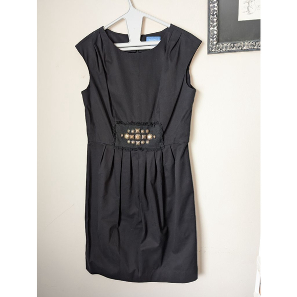 Simply Vera Vera Wang Black Embellished Dress Size 6, womens - Picture 2 of 6
